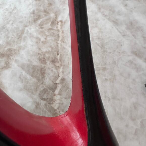 Authentic Christian Louboutin Black Patent Leather High Heeled Pumps size 37 - Picture 7 of 13